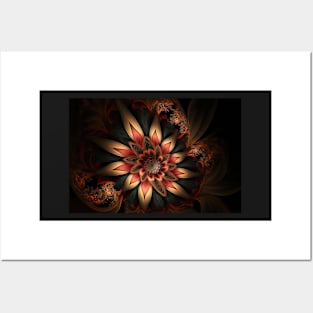 Abstract Floral Garden Botanical Print Posters and Art